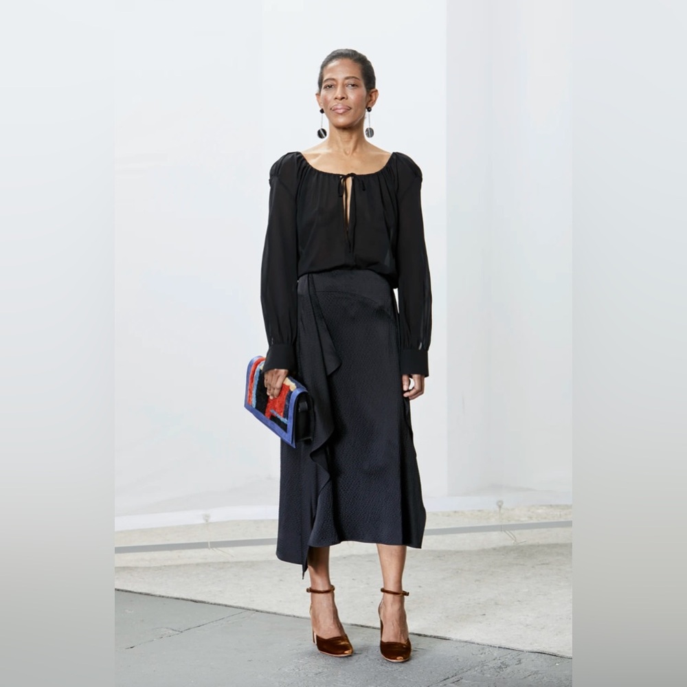 Rachel Comey Nightcap Silk Skirt, Black, Size 2, Gently worn, In great condition